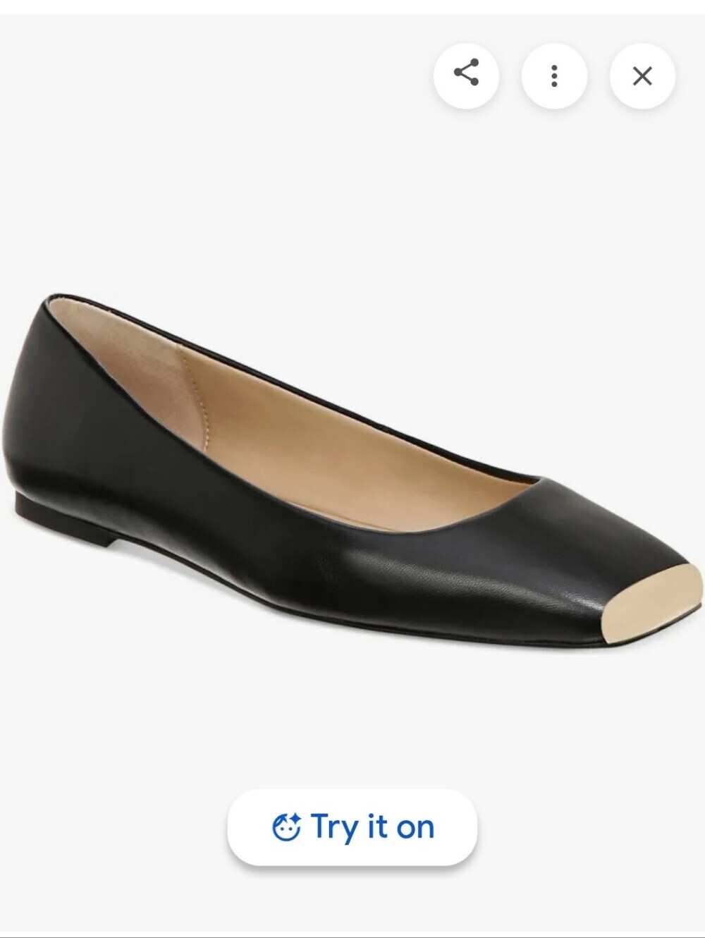 Alfani Step N' Flex Womens Neptoon Square Toe Flats Black Size 7 Ballet Flats - Picture 14 of 14